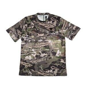 Mens Under Armour Ridge Reaper Short Sleeve T Shirt Camouflage Large